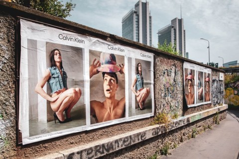 Calvin Klein – street marketing